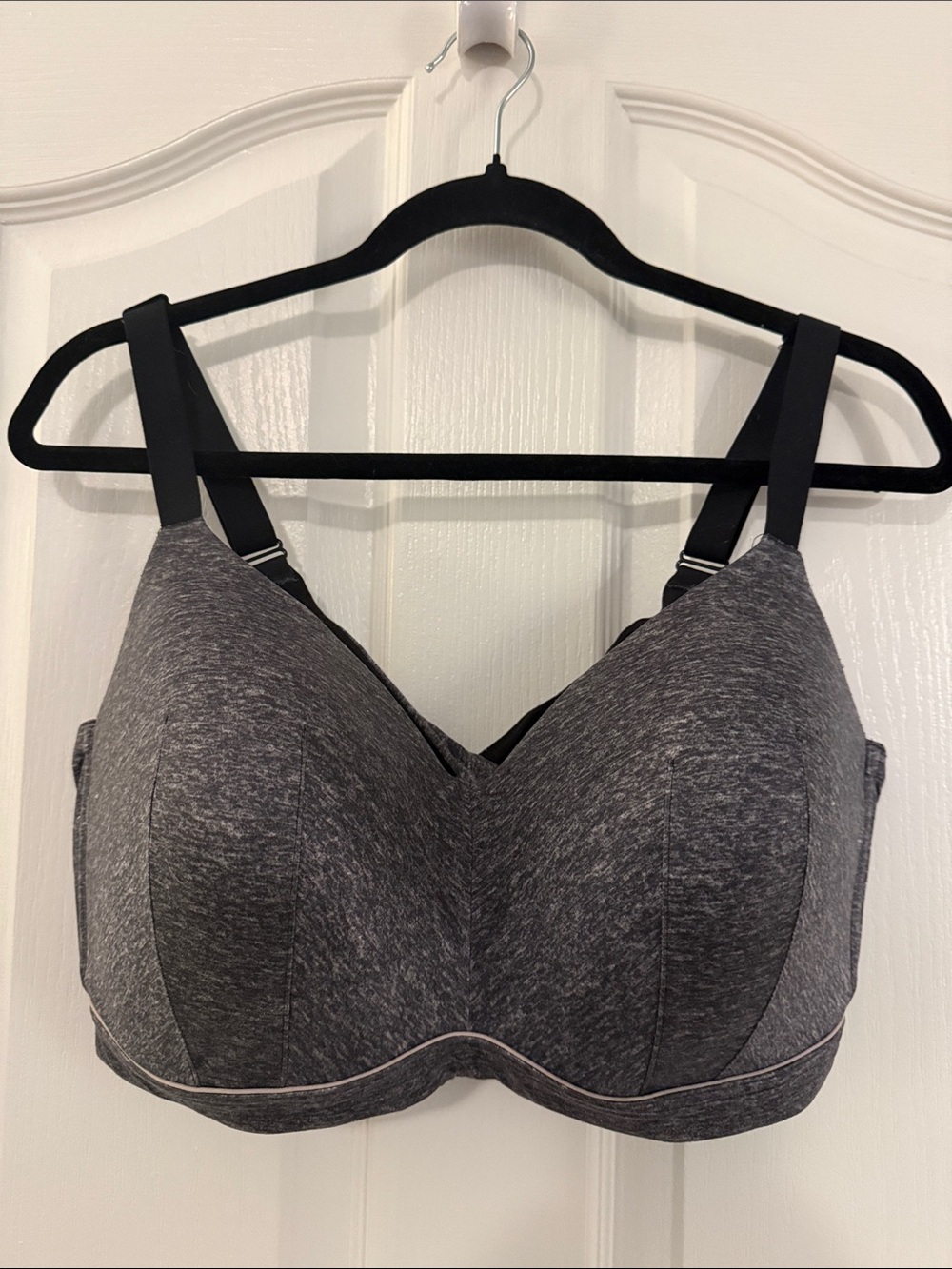 Cacique 42DDD Bra Gray Modern Lightly Lined Lounge Wireless Pullover